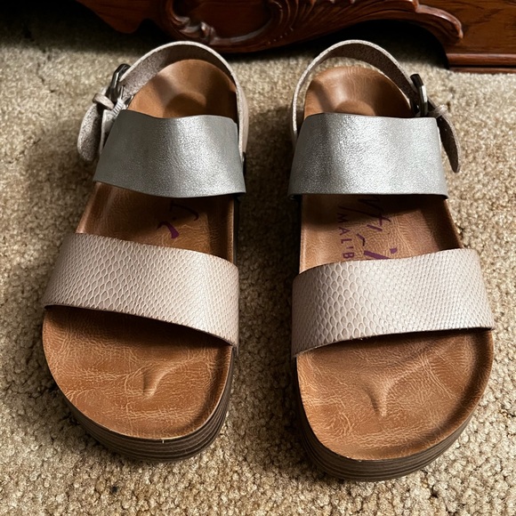 Blowfish Women's Gray and Tan Sandals - Picture 7 of 7
